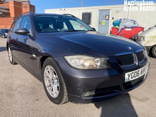 Location: Nottingham - 2006 BMW 320D SE TOURING Estate REG: YG06AKV, 1995cc Diesel, 6 Speed Manual Diesel, Former Keepers: 3, Keys: Yes, MOT Expiry date: 09/02/2027
