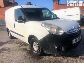 Location: Nottingham - 2014 VAUXHALL COMBO 2000 L1H1 CDTI SS E Panel Van REG: Y8RRD, 1248cc Diesel, 5 Speed Manual Diesel, Former Keepers: 3, Keys: Yes, MOT Expiry date: 06/06/2026