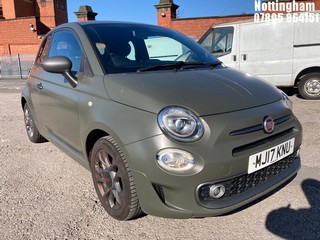 Location: Nottingham - 2017 FIAT 500 S 3 DOOR HATCHBACK REG: MJ17KNU, 1242cc Petrol, 5 Speed Manual Petrol, Former Keepers: 3, Keys: Yes, MOT Expiry date: 22/10/2026