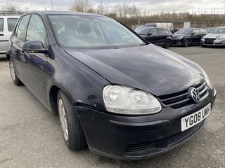 Location: Manchester - 2008 VOLKSWAGEN GOLF MATCH TDI 105 5 Door Hatchback REG: YG08UMH, 1896 Diesel, 5 Speed Manual Diesel, Former Keepers: 6, Keys: No, MOT Expiry date: 31/03/2026