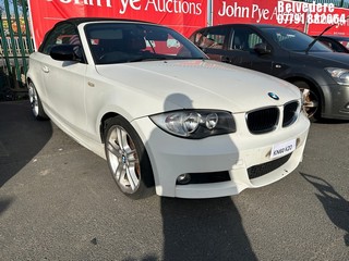 Location: BELVEDERE - 2010 BMW 123D M SPORT Convertible REG: KN60KZO, 1995cc Diesel, 6 Speed Manual Diesel, Former Keepers: 1, Keys: No, MOT: Expiry date24/02/2026