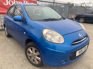 Location: BELVEDERE - 2011 NISSAN MICRA ACENTA 5 Door Hatchback REG: VO11YDM, 1198cc Petrol, 5 Speed Manual Petrol, Former Keepers: 4, Keys: No, MOT: Expiry date21.04.2026
