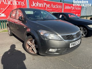 Location: BELVEDERE - 2010 KIA CEED 2 5 Door Hatchback REG: PN60CXD, 1951cc Petrol, 5 Speed Manual Petrol, Former Keepers: 5, Keys: No, MOT: Expiry date27/06/2026