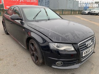 Location: BELVEDERE - 2008 AUDI A4 S LINE 160 TFSI 4 Door Saloon REG: KN58YRP, 1798 Petrol, 6 Speed Manual Petrol, Former Keepers: 5, Keys: No, MOT: Expiry date13.05.2026