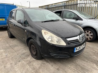Location: Belvedere - 2007 VAUXHALL CORSA CLUB A/C AUTO 5 Door Hatchback REG: KJ57ZPK, Keys: No, MOT Expiry date: 08/07/2025, 1364 Petrol, 5 Speed Auto Petrol, Former Keepers: 6