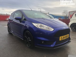 Location: Edinburgh - 2014 FORD FIESTA ST-2 TURBO 3 Door Hatchback REG: GJ14WSN, Keys: No, MOT Expiry date: 24/05/2024, 1596 Petrol, 6 Speed Manual Petrol, Former Keepers: 5