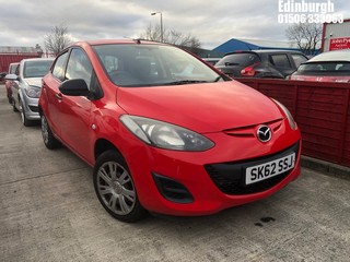Location: Edinburgh - 2012 MAZDA 2 TS 5 Door Hatchback REG: SK62SSJ, Keys: No, MOT Expiry date: 14/12/2025, 1349 Petrol, 5 Speed Manual Petrol, Former Keepers: 4