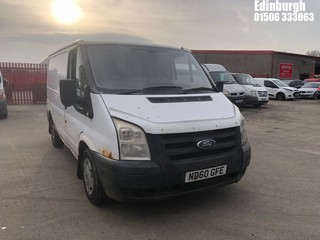 Location: Edinburgh - 2010 FORD TRANSIT 85 T280S FWD Panel Van REG: ND60GFE, Keys: No, MOT Expiry date: 04/10/2025, 2198 Diesel, 5 Speed Manual Diesel, Former Keepers: 8
