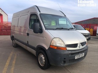 Location: Edinburgh - 2008 RENAULT MASTER MM35 DCI 100 Panel Van REG: FG08GDV, Keys: No, MOT Expiry date: 21/01/2025, 2464 Diesel, 6 Speed Manual Diesel, Former Keepers: 3