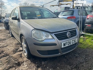 Location: Mitcham - 2006 VOLKSWAGEN POLO E TDI 70 5 Door Hatchback REG: WF06CXL, Keys: No, MOT Expiry date: 23/08/2025, 1400 Diesel, 5 Speed Manual Diesel, Former Keepers: 5