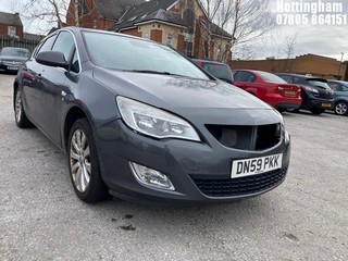 Location: Nottingham - 2010 VAUXHALL ASTRA SE 5 Door Hatchback REG: DN59PKK, Keys: No, MOT Expiry date: 11/03/2026, 1598 Petrol, 5 Speed Manual Petrol, Former Keepers: 12