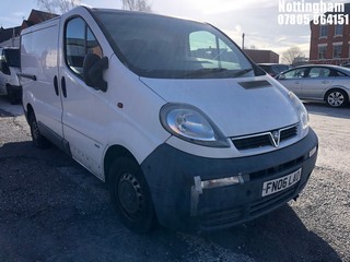 Location: Nottingham - 2006 VAUXHALL VIVARO 2900 DI SWB Panel Van REG: FN06LAO, Keys: No, MOT Expiry date: 11/03/2026, 1870 Diesel, 5 Speed Manual Diesel, Former Keepers: 4