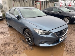 Location: Peterborough - 2014 MAZDA 6 SPORT NAV D AUTO 4 Door Saloon REG: VO14WDF, Keys: No, MOT Expiry date: 18/06/2025, 2191 Diesel, 6 Speed Auto Diesel, Former Keepers: 5