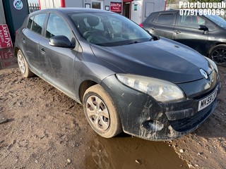 Location: Peterborough - 2009 RENAULT MEGANE EXPRESSION VVT 100 5 Door Hatchback REG: MK59LHP, Keys: No, MOT Expiry date: 01/05/2026, 1598 Petrol, 5 Speed Manual Petrol, Former Keepers: 7