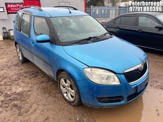Location: Peterborough - 2008 SKODA ROOMSTER 2 TDI 105 5 Door Hatchback REG: AG08XBD, Keys: No, MOT Expiry date: 10/11/2026, 1896 Diesel, 5 Speed Manual Diesel, Former Keepers: 7