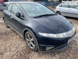Location: Peterborough - 2006 HONDA CIVIC ES I-VTEC 5 Door Hatchback REG: RJ06YGT, Keys: No, MOT Expiry date: 11/11/2025, 1799 Petrol, 6 Speed Manual Petrol, Former Keepers: 4