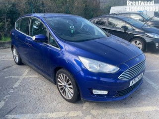 Location: Brentwood - 2017 FORD C-MAX TITANIUM TDCI MPV REG: KT17AHN, Keys: No, MOT Expiry date: 11.12.2025, 1499 Diesel, 6 Speed Manual Diesel, Former Keepers: 2