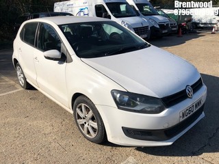 Location: Brentwood - 2011 VOLKSWAGEN POLO SE 85 S-A 5 Door Hatchback REG: WG60MMK, Keys: No, MOT Expiry date: 12/11/2026, 1390 Petrol, 7 Speed S-Auto Petrol, Former Keepers: 4