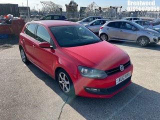 Location: Brentwood - 2012 VOLKSWAGEN POLO MODA 60 5 Door Hatchback REG: AU12WYA, Keys: No, MOT Expiry date: 08/09/2025, 1198 Petrol, 5 Speed Manual Petrol, Former Keepers: 4
