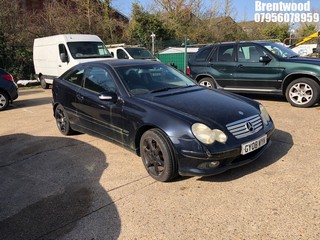 Location: Brentwood - 2008 MERCEDES C180 K SPORT EDITION AUTO Coupe REG: GY08WYK, Keys: No, MOT Expiry date: 08.02.2024, 1796 Petrol, 5 Speed Auto Petrol, Former Keepers: 9