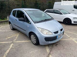 Location: Brentwood - 2007 MITSUBISHI COLT CZI 3 Door Hatchback REG: GP56GKG, Keys: No, MOT Expiry date: 28.11.2025, 1124 Petrol, 5 Speed Manual Petrol, Former Keepers: 7