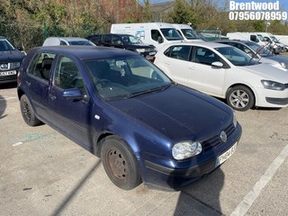 Location: Brentwood - 2004 VOLKSWAGEN GOLF 5 Door Hatchback REG: FH04BJU, Keys: No, MOT Expiry date: 07/02/2026, 1595 Petrol, Auto Petrol, Former Keepers: 9