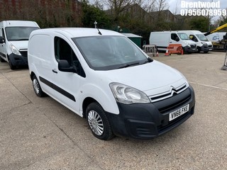 Location: Brentwood - 2016 CITROEN BERLINGO 625 EN-PRISE BLU Panel Van REG: VN66FKE, Keys: No, MOT Expiry date: 13.02.2025, 1560 Diesel, 5 Speed Manual Diesel, Former Keepers: 3