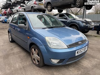 Location: Stapleford - 2002 FORD FIESTA ZETEC 5 Door Hatchback REG: MX52SBY, Keys: Yes, MOT Expiry date: 17/06/2026, 1388 Petrol, 5 Speed Manual Petrol, Former Keepers: 5