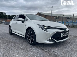 Location: Plymouth - 2020 TOYOTA COROLLA EXCEL HEV CVT 5 Door Hatchback REG: GK20NXR, 1798cc Hybrid Electric, Variable 1 Speed Auto Petrol/E, Former Keepers: 0, Keys: Yes, MOT Expiry date: 09/06/2026