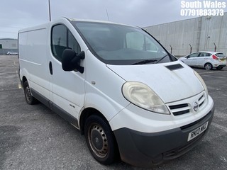 Location: South Wales - 2013 NISSAN PRIMASTAR SE SWB DCI Panel Van REG: RK13MKZ, Keys: No, MOT Expiry date: 16/03/2025, 1995 Diesel, 6 Speed Manual Diesel, Former Keepers: 4