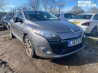 Location: Mitcham - 2013 RENAULT MEGANE DYNAMIQUE TOMTOM D Coupe REG: LX63NJF, Keys: No, MOT Expiry date: 12/08/2025, 1461 Diesel, 6 Speed Manual Diesel, Former Keepers: 9