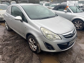 Location: Mitcham - 2011 VAUXHALL CORSA SPORTIVE CDTI Car Derived Van REG: WM60ABV, Keys: No, MOT Expiry date: 20/05/2026, 1248 Diesel, 6 Speed Manual Diesel, Former Keepers: 5