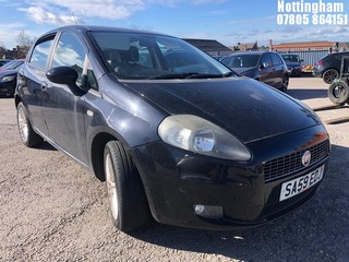 Location: Nottingham - 2009 FIAT GRANDE PUNTO GP MULTIJET 5 Door Hatchback REG: SA59EDJ, Keys: No, MOT Expiry date: 17/02/2026, 1248 Diesel, 5 Speed Manual Diesel, Former Keepers: 4