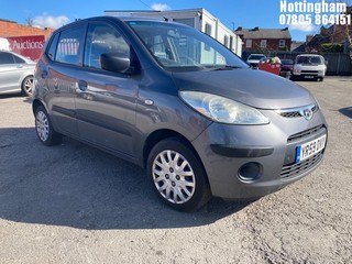 Location: Nottingham - 2009 HYUNDAI I10 CLASSIC 5 Door Hatchback REG: YR59DVY, Keys: No, MOT Expiry date: 12/09/2025, 1248 Petrol, 5 Speed Manual Petrol, Former Keepers: 2