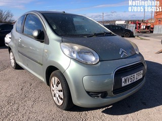 Location: Nottingham - 2009 CITROEN C1 VTR 3 Door Hatchback REG: WV59ZPP, Keys: No, MOT Expiry date: 08/09/2024, 998 Petrol, 5 Speed Manual Petrol, Former Keepers: 5