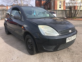 Location: Nottingham - 2005 FORD FIESTA STYLE 3 Door Hatchback REG: PK55XYB, Keys: No, MOT Expiry date: 30/10/2025, 1242 Petrol, 5 Speed Manual Petrol, Former Keepers: 7