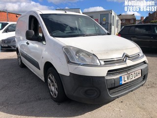 Location: Nottingham - 2013 CITROEN BERLINGO 625 LX HDI Panel Van REG: LV13OAH, Keys: No, MOT Expiry date: 10/11/2026, 1560 Diesel, 5 Speed Manual Diesel, Former Keepers: 1