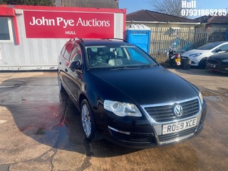 Location: Hull - 2009 VOLKSWAGEN PASSAT HIGHLINE TDI 170 Estate REG: RO59XCE, Keys: No, MOT Expiry date: 03/04/2026, 1968 Diesel, 6 Speed Manual Diesel, Former Keepers: 3