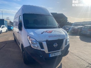 Location: Hull - 2012 NISSAN NV400 SE DCI Panel Van REG: YF62USV, Keys: No, MOT Expiry date: 17/04/2026, 2298 Diesel, 6 Speed Manual Diesel, Former Keepers: 3