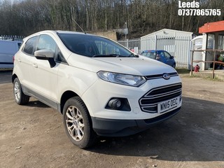 Location: Leeds - 2015 FORD ECOSPORT ZETEC 5 Door Hatchback REG: WN15OEC, 1498 PETROL, 5 Speed Manual Petrol, Former Keepers: 4, Keys: No, MOT: Expiry date23-05-2026