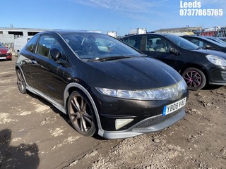 Location: Leeds - 2008 HONDA CIVIC TYPE-S GT I-CTDI 3 Door Hatchback REG: YB08VAE, Keys: No, MOT Expiry date: 05-11-2025, 2204 Diesel, 6 Speed Manual Diesel, Former Keepers: 3