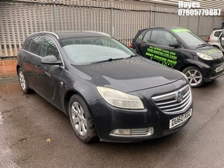 Location: Hayes - 2010 VAUXHALL INSIGNIA SRI CDTI AUTO Estate REG: DU60RDZ, Keys: No, MOT Expiry date: 26/11/2026, 1956 Diesel, 6 Speed Auto Diesel, Former Keepers: 6
