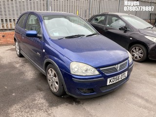 Location: Hayes - 2006 VAUXHALL CORSA SXI+ 3 Door Hatchback REG: KD56OTL, Keys: No, MOT Expiry date: 06/11/2024, 1229 Petrol, 5 Speed Manual Petrol, Former Keepers: 6