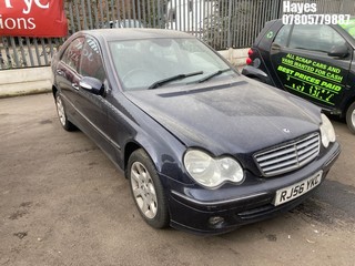 Location: Hayes - 2007 MERCEDES C180 KOMP. ELEGANCE SE A 4 Door Saloon REG: RJ56YKC, Keys: No, MOT Expiry date: 09/05/2026, 1796 Petrol, 5 Speed Auto Petrol, Former Keepers: 9