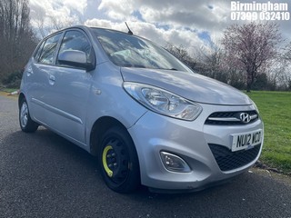 Location: Birmingham - 2012 HYUNDAI I10 ACTIVE 5 Door Hatchback REG: NU12WCO, 1248cc Petrol, 5 Speed Manual Petrol, Former Keepers: 5, Keys: Yes, MOT Expiry date: 30/07/2025