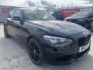 Location: Belvedere - 2012 BMW 116I URBAN TURBO 5 DOOR HATCHBACK REG: MF12TZZ, 1598cc PETROL, 6 SPEED MANUAL PETROL, Former Keepers: 10, Keys: Yes, MOT Expiry date: 02.02.2026