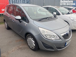 Location: Belvedere - 2011 VAUXHALL MERIVA EXCLUSIV TURBO 138 MPV REG: DY61TYV, Keys: No, MOT Expiry date: 11/10/2025, 1364 Petrol, 6 Speed Manual Petrol, Former Keepers: 5