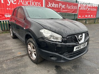 Location: Belvedere - 2010 NISSAN QASHQAI ACENTA 5 Door Hatchback REG: HN10YBD, Keys: No, MOT Expiry date: 26/03/2026, 1598 Petrol, 5 Speed Manual Petrol, Former Keepers: 7