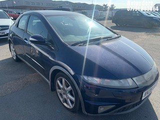 Location: Belvedere - 2008 HONDA CIVIC EX I-VTEC S-A 5 Door Hatchback REG: VK08XUZ, Keys: No, MOT Expiry date: 07.04.2026, 1799 Petrol, 6 Speed Semi Auto Petrol, Former Keepers: 4