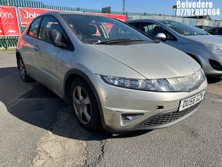 Location: Belvedere - 2006 HONDA CIVIC SE I-VTEC S-A 5 Door Hatchback REG: DU56GZW, Keys: No, MOT Expiry date: 28/12/2026, 1799 Petrol, 6 Speed Semi Auto Petrol, Former Keepers: 10